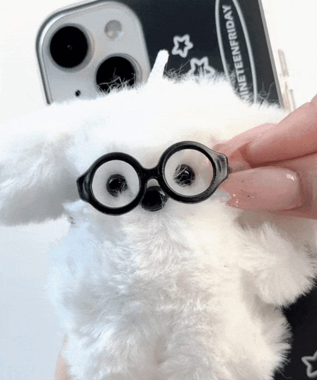 안경 토끼 인형 스마트톡 케이스